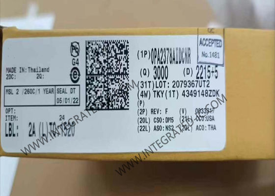 OPA2378AIDCNR Integrated Circuit Chip Dual Low-Noise 900KHz Precision Operational Amplifier