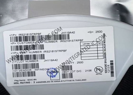 IRS2181STRPBF Integrated Circuit Chip 600V High Side And Low Side Gate Driver IC SOIC8