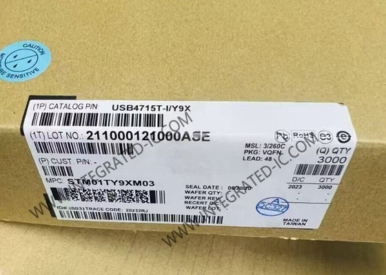 USB4715T-I/Y9X Integrated Circuit Chip USB 2.0 Hi-Speed Hub Controller dengan FlexConnect pada Semua Port