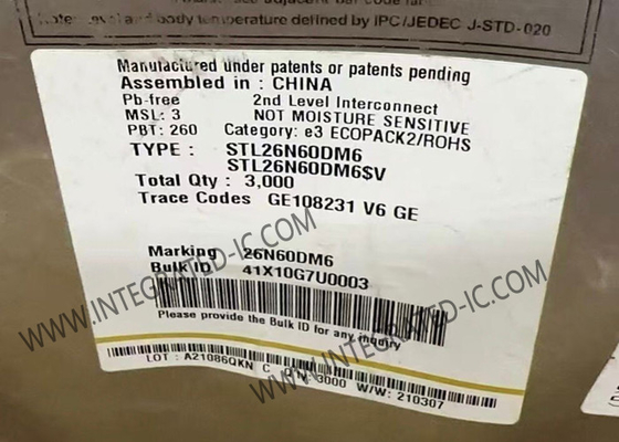 STL26N60DM6 Integrated Circuit Chip 600V 15A MDmesh DM6 Power MOSFET Transistor