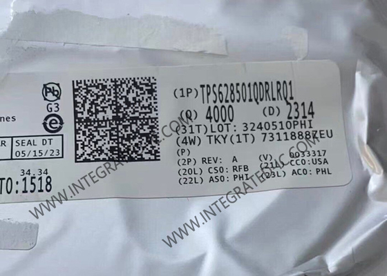TPS628501QDRLRQ1 Integrated Circuit Chip 1A Konverter Langkah Turun Otomotif SOT-583-8