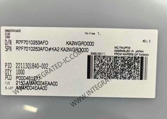R7F7010253AFD Mikrokontroler MCU 32-Bit 120MHz Mikrokontroler MCU Untuk Kontrol Tubuh