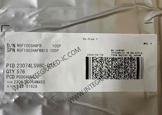 R5F100SHAFB Mikrokontroler MCU Low Power High Function RL78/G13 Mikrokontroler