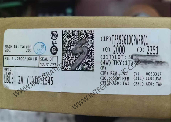 Chip sirkuit terintegrasi TPS92610QPWPRQ1 Driver LED tunggal saluran otomotif