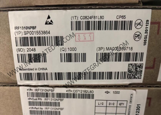 IRF1310NPBF Chip Sirkuit Terpadu 100V Hexfet Power MOSFET Transistor To-220-3
