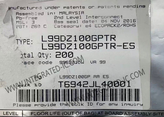 L99DZ100GPTR Integrated Circuit Chip Door Zone Systems IC Modul Pintu Otomotif LQFP64