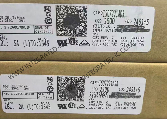 ISO7221ADR Integrated Circuit Chip 2500Vrms Dual Channel Digital Isolators SOIC8