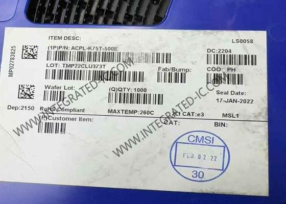 ACPL-K75T-500E Integrated Circuit Chip Automotive High Speed Logic Output Optoisolator SO8