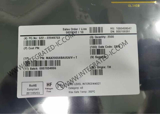 Chip sirkuit terintegrasi MAX20056BAUGA Penggerak pencahayaan LED terintegrasi 6-saluran