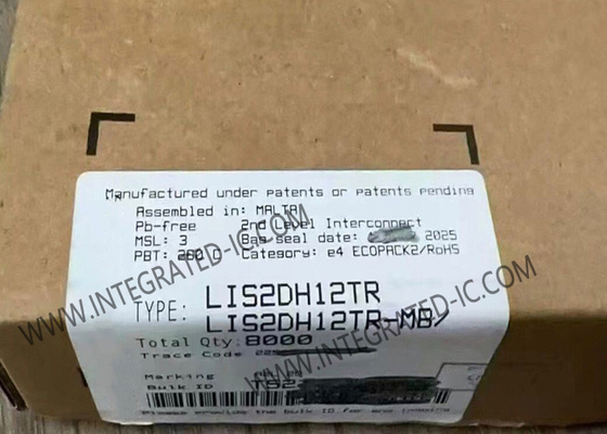 LIS2DH12TR Sensor IC mems Digital Output Sensor Gerakan 3-Axis Linear Accelerometer