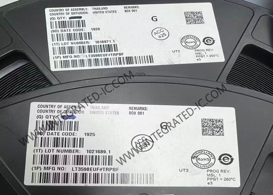 LT3598EUF Chip Sirkuit Terpadu Pengendali LED 6-String IC Pengendali Pencahayaan LED 30mA