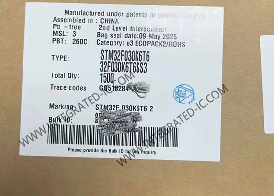 STM32F030K6T6 Mikrokontroler MCU Berkinerja Tinggi 32-bit Single-Core 48MHz MCU