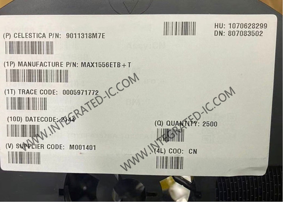 MAX1556ETB Chip Sirkuit Terpadu Konverter DC-DC Step-Down PWM 1.2A Efisiensi Tinggi