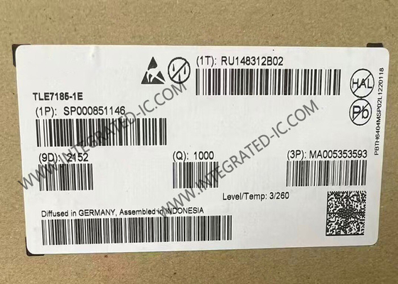 TLE7185-1E Chip Sirkuit Terpadu 80MA Gate Driver IC 3Phase Bridge Driver IC