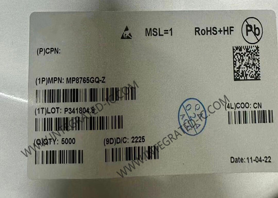 MP8765GQ-Z Integrated Circuit Chip 24V 6A Konverter Step-down Sinkron Efisiensi Tinggi