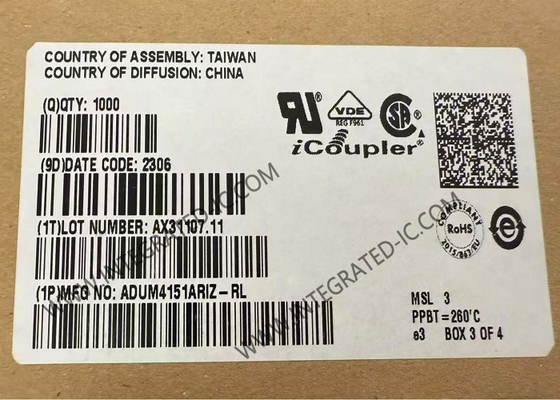 ADUM4151ARIZ Integrated Circuit Chip 5000Vrms Isolator Digital SOIC20 Isolator SPI
