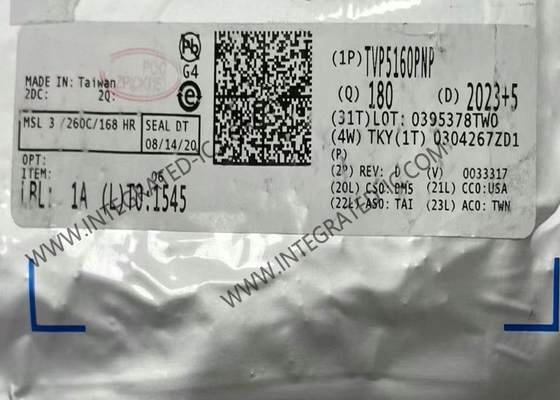 TVP5160PNP Sirkuit Terpadu Chip 10Bit Digital Video Decoder HTQFP128 Video IC