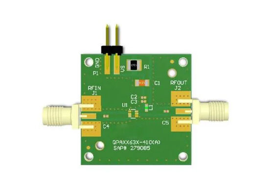 QPA4263APCK401 Solusi Tertanam 850MHz 5V Papan Evaluasi Penguat SiGe HBT yang Dapat Dikaskade