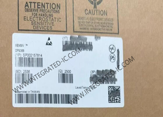 Sensor IC DPS368 XENSIV Sensor Tekanan Barometrik 1.7V hingga 3.6V Presisi Ultra-tinggi (±2 cm) Berperingkat IPX8 untuk Lingkungan Keras