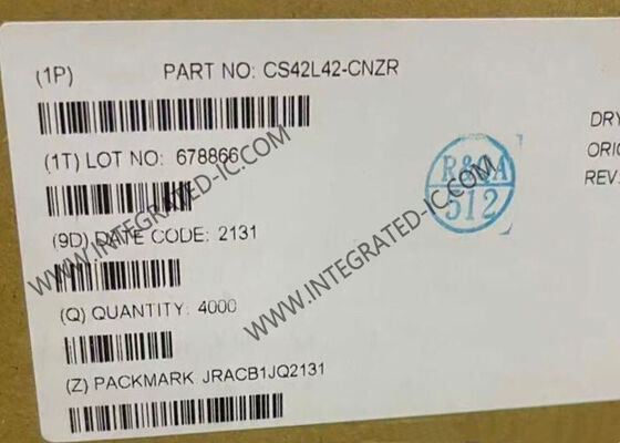 CS42L42-CNZR Codec Audio Daya Rendah dengan Rentang Dinamis Tinggi dan Antarmuka MIPI SoundWire