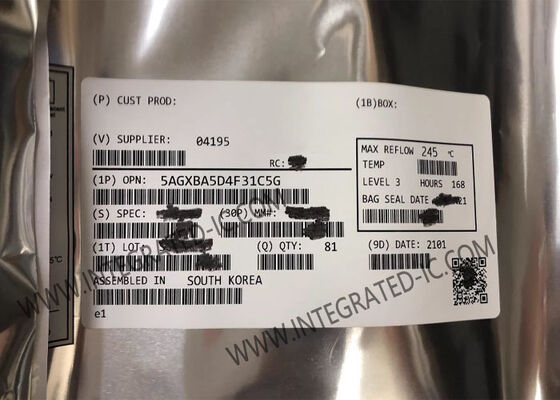 5AGXBA5D4F31C5G Field Programmable Gate Array FPGA IC dengan Logika Terprogram Tertanam untuk Aplikasi Kinerja Tinggi