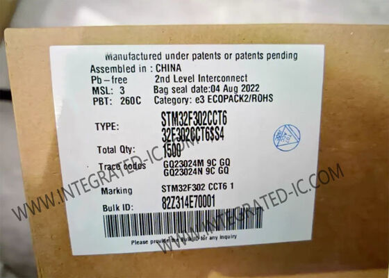 STM32F302CCT6 MCU Mikrokontroler Berkinerja Tinggi 32 Bit dengan Kecepatan 72MHz