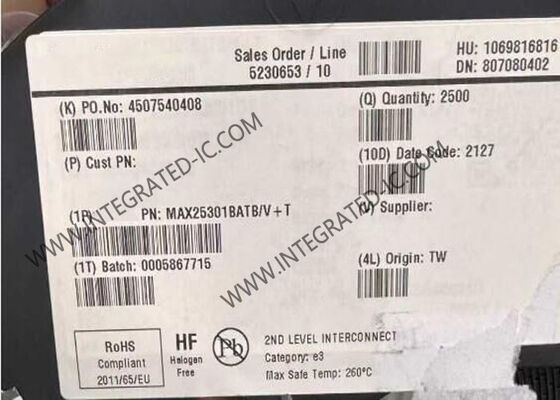 MAX25301BATB Automotive Linear Voltage Regulator Integrated Circuit Chip dalam Paket TDFN-10