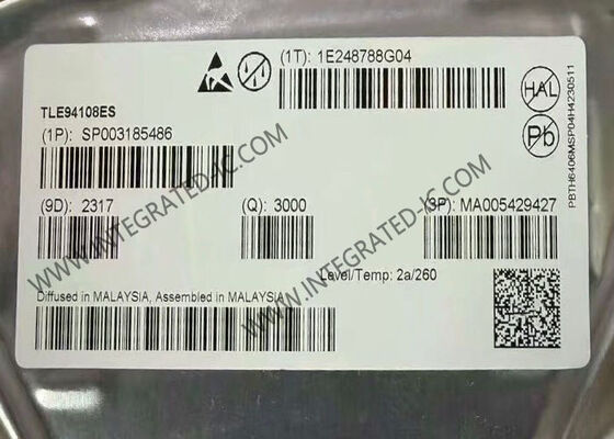 TLE94108ES Chip Sirkuit Terpadu dengan 3V hingga 5.5V Full Half Bridge Drivers dalam Paket TSSOP24