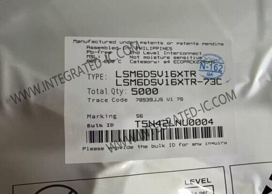 IC Sensor LSM6DSV16XTR Unit Pengukuran Inersia 6-Sumbu Dengan Sensor Fusion Tertanam