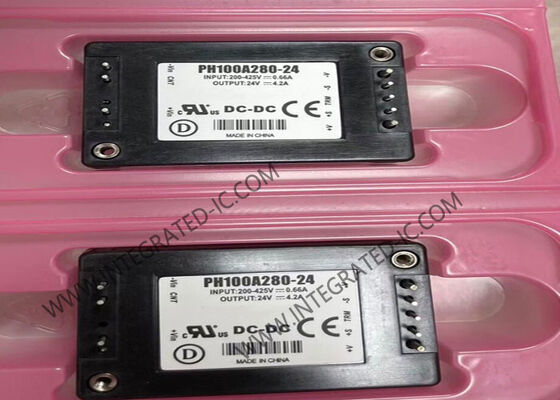 PH100A280-24 Sirkuit Terpadu Chip 200V Input Modul Terisolasi Konverter DC-DC