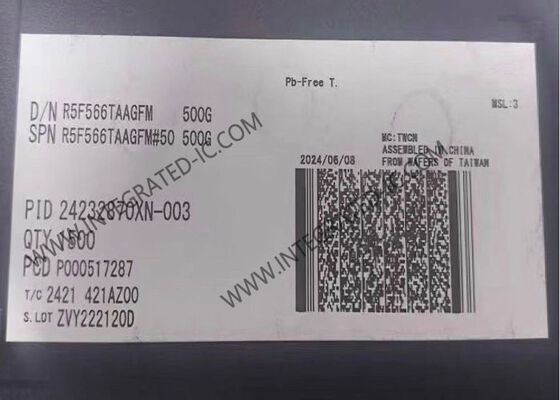 Mikrokontroler MCU R5F566TAAGFM Single End 32-Bit RX Mikrokontroler IC