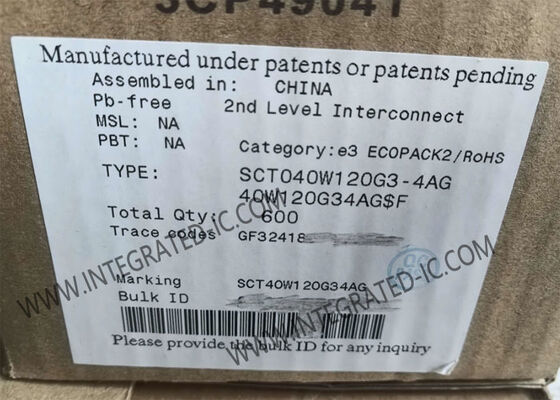 SCT040W120G3-4AG Chip Transistor Daya Silikon Karbida Otomotif Sirkuit Terpadu