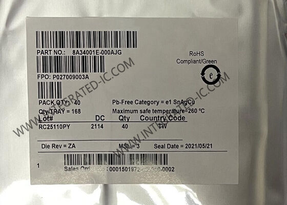 5G Modul 8A34001E-000AJG Peralatan Jaringan 5G CABGA-144 Sistem Synchronizer IC
